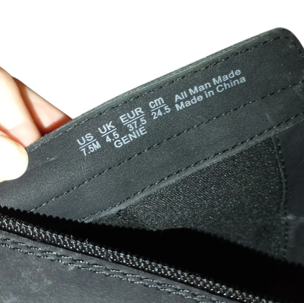 Naturalizer Black Lace-Up Ankle Boots NWOT No Box - Picture 3 of 5